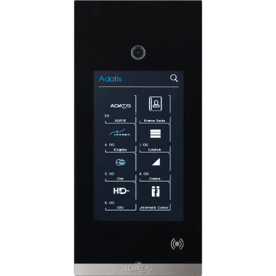 A photo of an Adatis facial recognition panel.